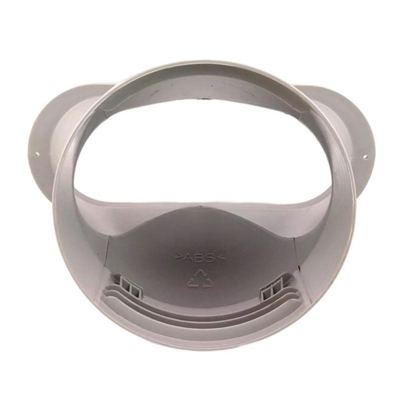 Air Conditioning Ventilation System Adapter Flexible Exhaust Pipe Connection ABS Texture User Friendly Installation