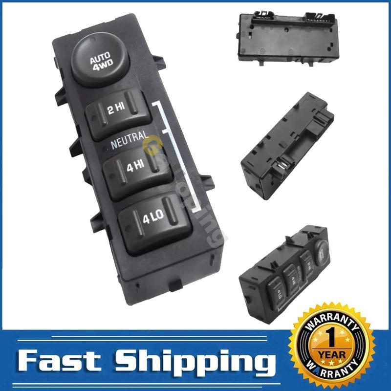 for Chevrolet Chevy Silverado Suburban Tahoe GMC Sierra Yukon 4WD Four Wheel Drive Switch Transfer Case Button 15709327 19168767