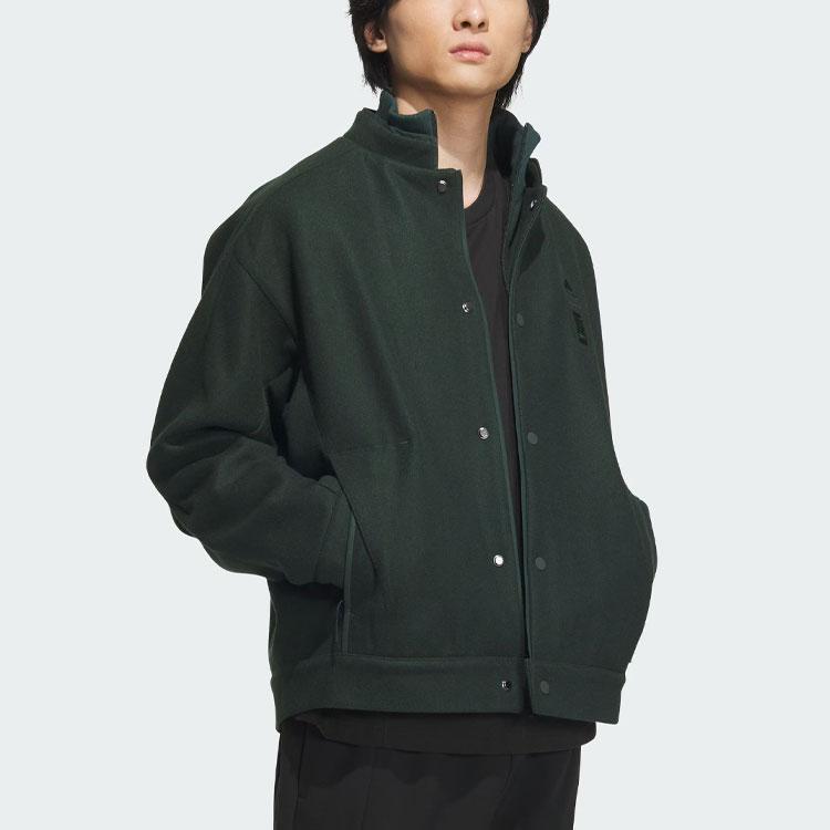 Adidas Wuji Melton Jacket Men Jacket Dark-Green IX4286