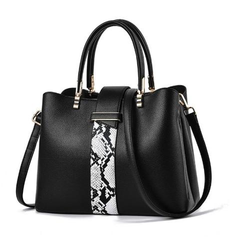 Handing Tassel Ornament Handbags Trendy Patchwork Color Shoulder Bag for Women Middle Totes Purse Office Lady Crossbody Bags