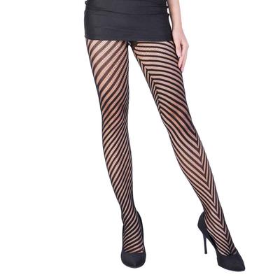 Messina Muster Netzstrumpfhose Muster schwarz 8082 [OMOSIROKURABU] NR.