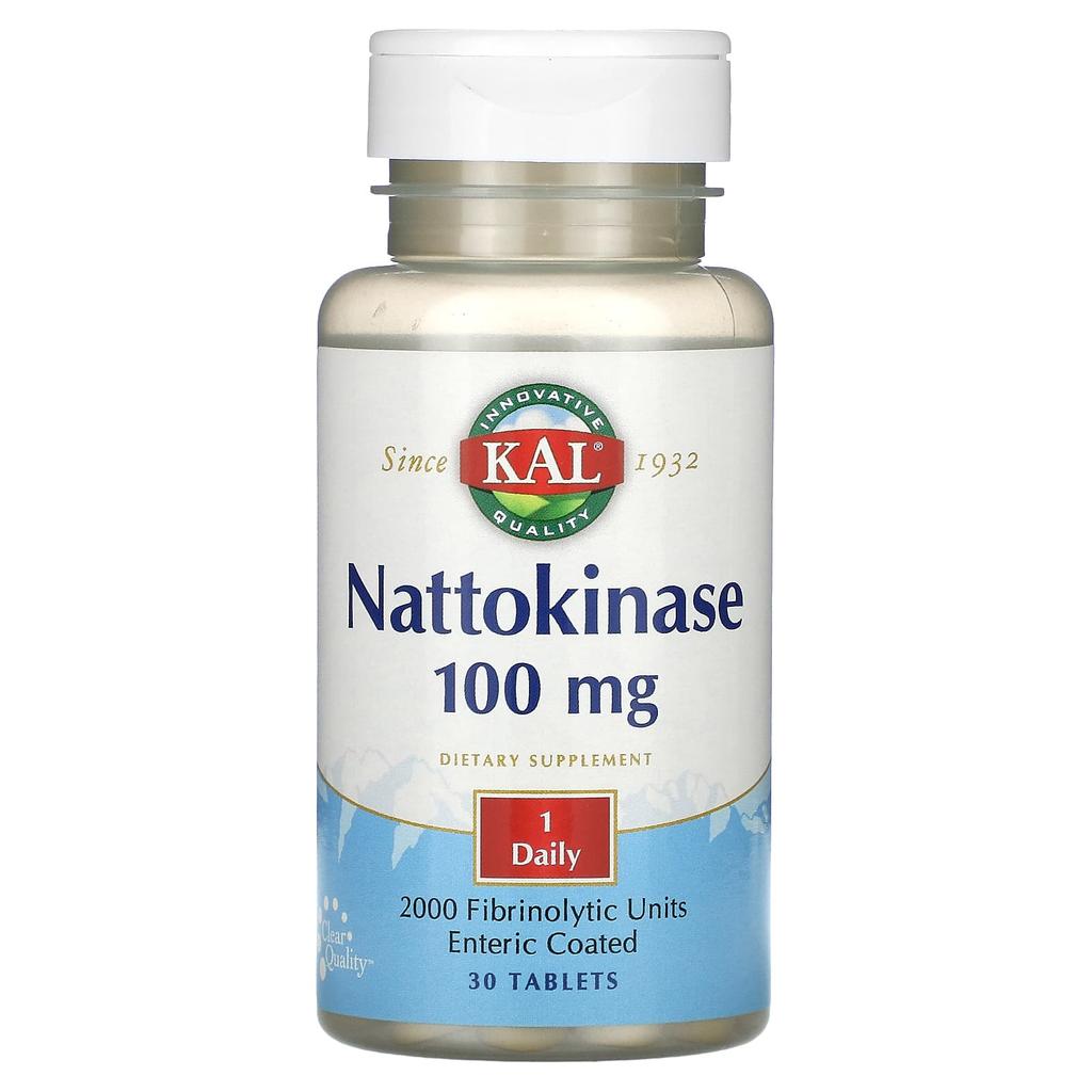 Nattokinase, 100Mg, 30 Tablets