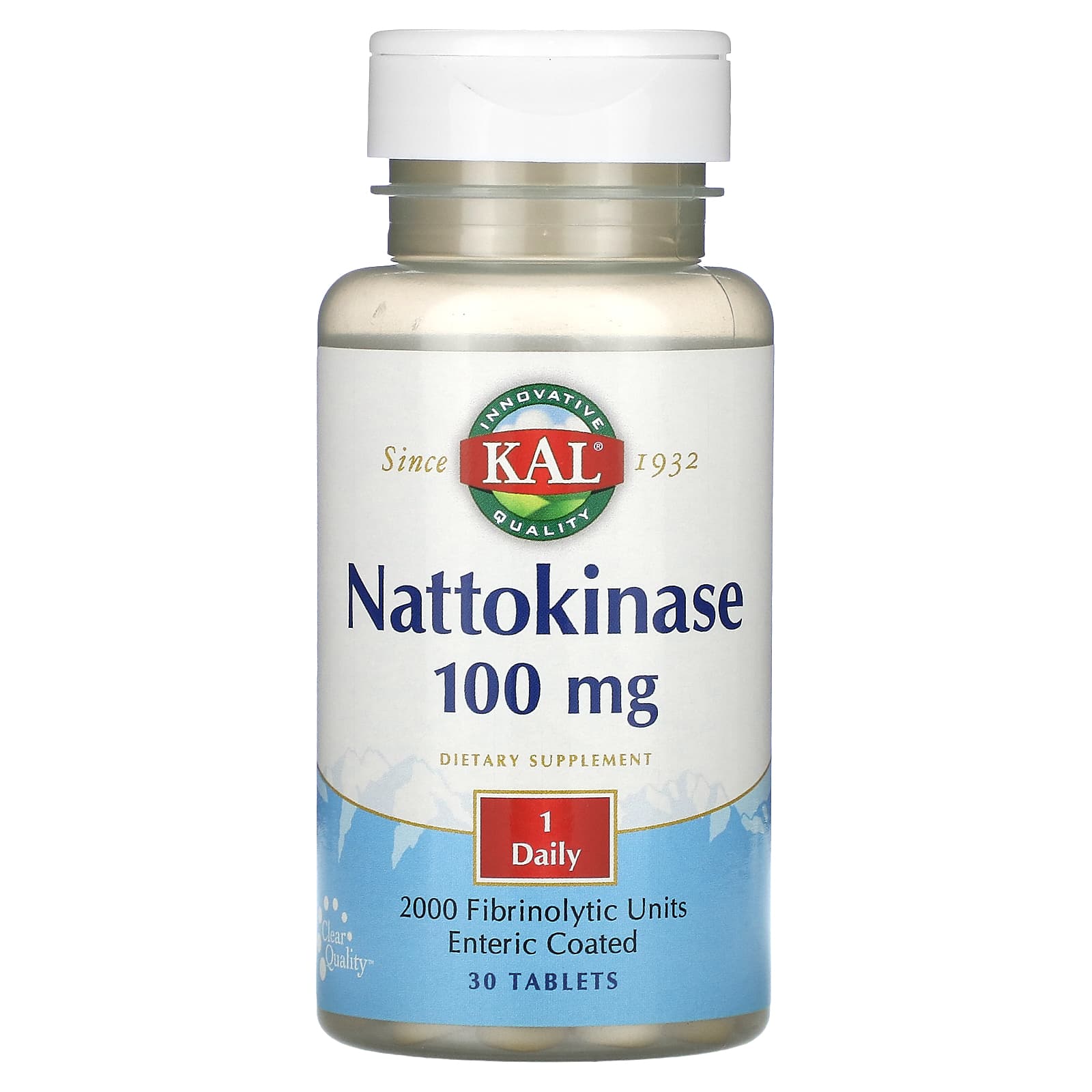 

Nattokinase, 100Mg, 30 Tablets
