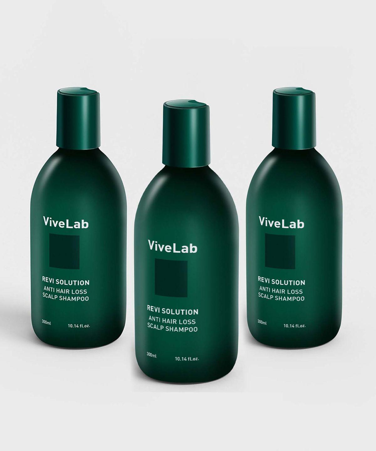 4-Week Solution Hair Loss Relief Green Shampoo 300ML 3-Set