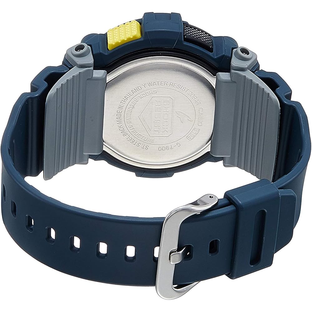 Casio G-Shock G-7900-2 Blue Gray Yellow Men's Watch Waterproof Shock Resistant Digital Timepiece