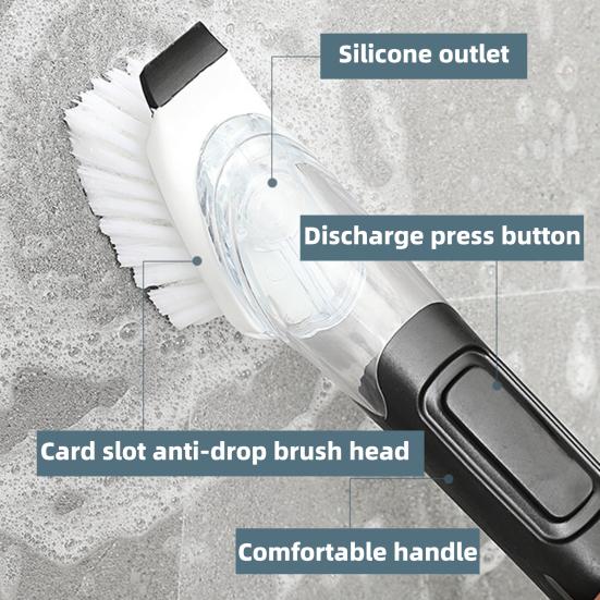 Water Bottle Cleaning Brush with Ergonomic Grip Rotary Design Hanging Hole Cleaning