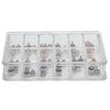 Trendy! 48PCS Watch Crowns Watch Waterproof Replacement Assorted Repair Tools with Box