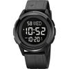 Timever Waterproof Digital Watch with and Double Time with Japanese Instruction Manual Men's Stopwatch, Alarm, Countdown, Function, Black,