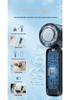 Foldable Handheld Mini Fan with Digital Display for Outdoor Cooling