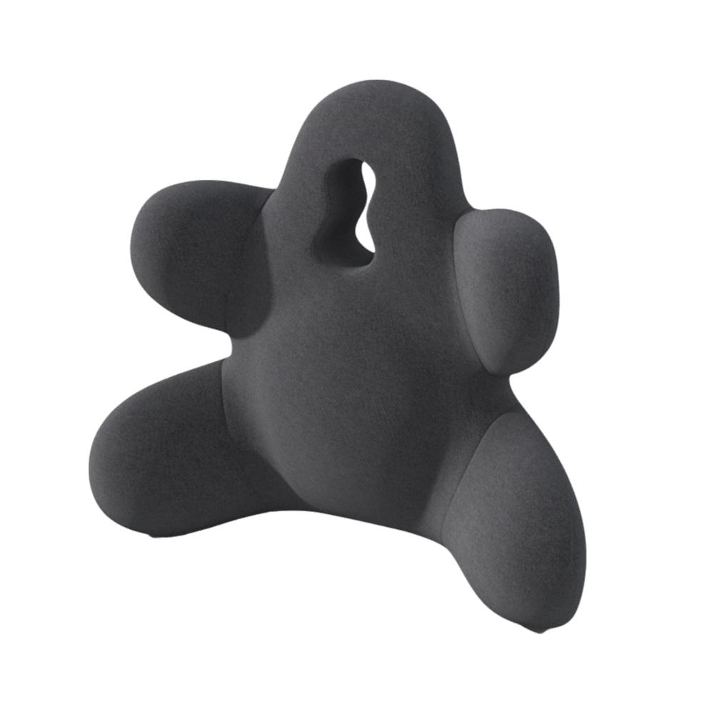 

Подушка под поясницу из мягкого пеноматериала Эргономичный дизайн Подушка для спины Подушка для поддержки поясницы Домашнее офисное кресло темно серый