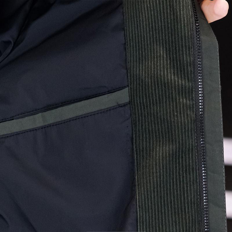 2025 Spring/Autumn Solid Stand-up Collar Casual Jacket for Men