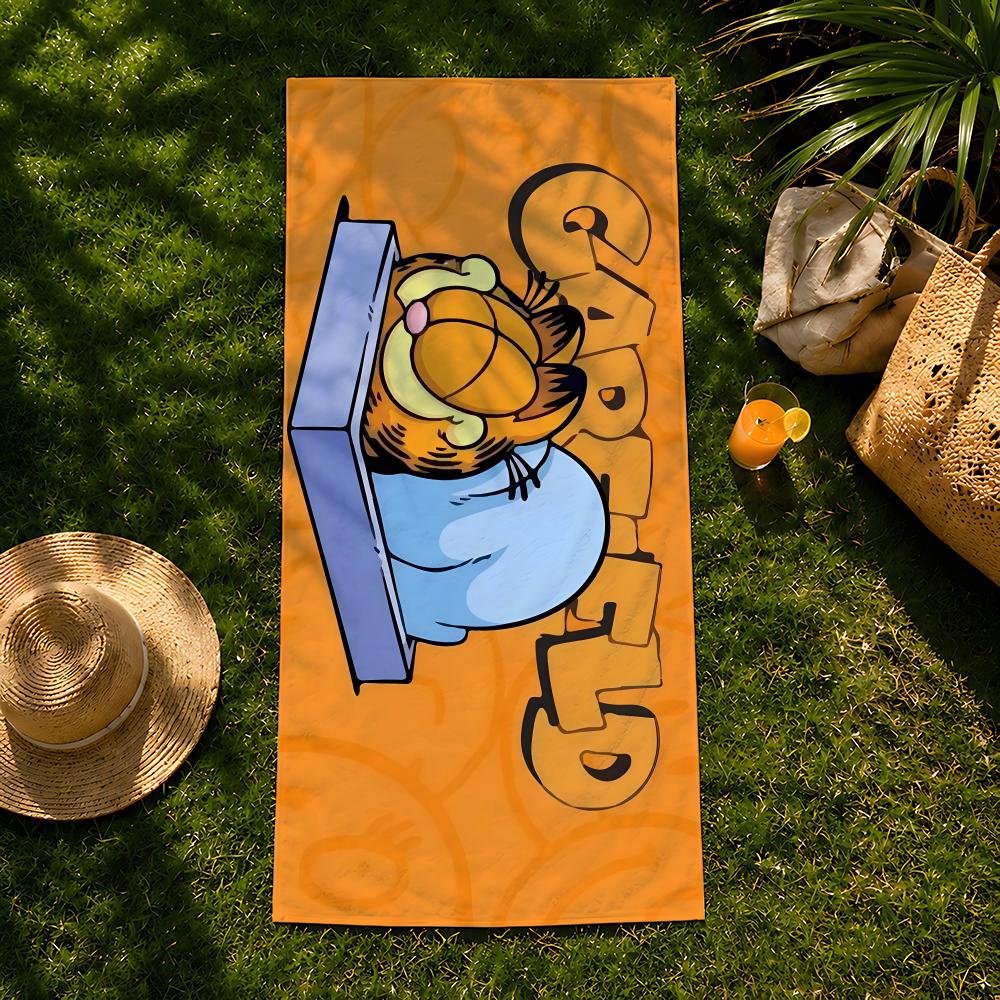 Character G-Garfield-d Towel beach towel, quick drying absorbent bath towel for Swim,Gym,Camping,Outdoor