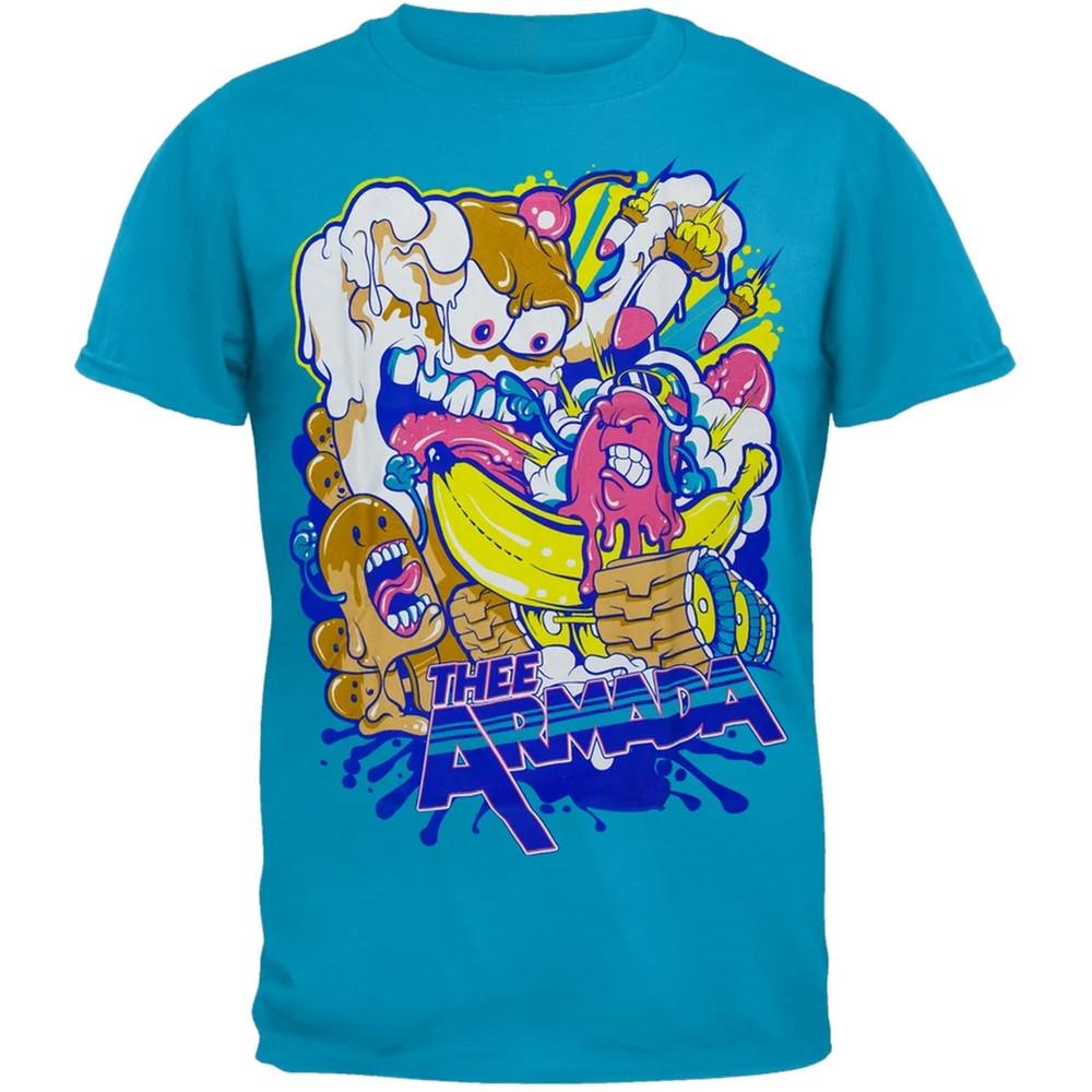 Thee Armada - Dessert Storm Blue Unisex Cotton Classic T-shirt All Sizes BO521 Unisex T-Shirt S