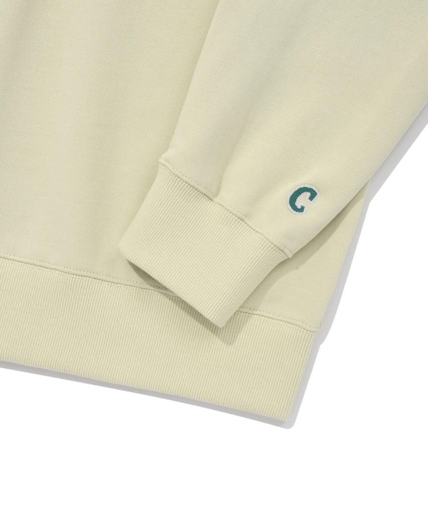 COVERNAT Authentic Logo Sweatshirt Light Green