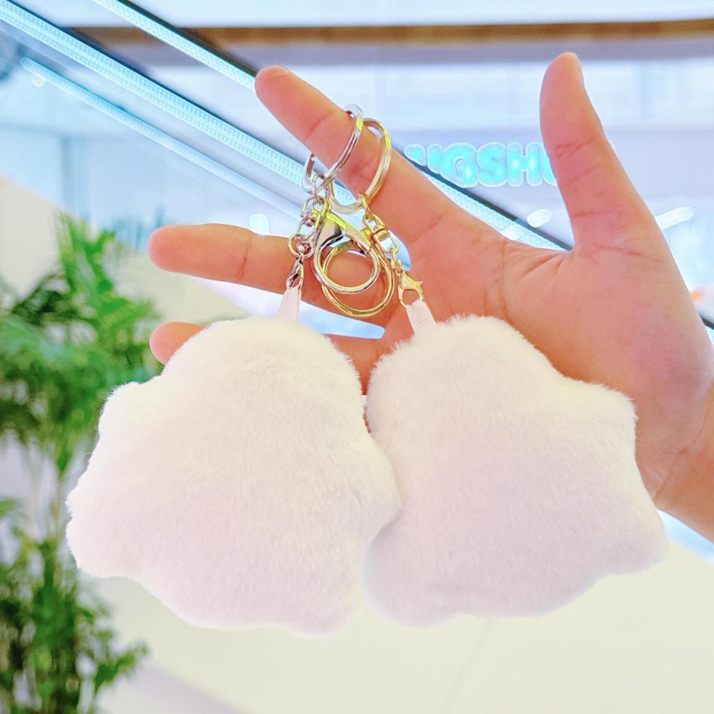 Xiaohongshu Halloween Ghost Plush Keychain Accessory