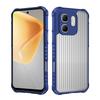 KEYSION Heavy Duty Shockproof Phone Case for Infinix Hot 50i Soft Silicone+PC Translucent Matte Back Cover for Infinix Smart 9