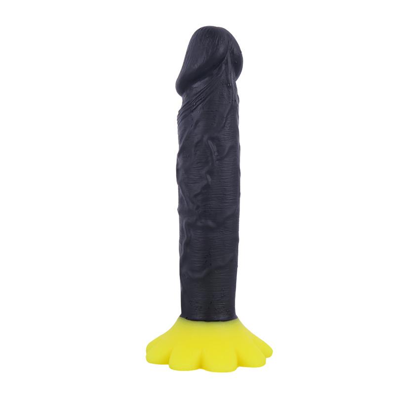 Small Obscene Stick Female New Unique Chrysanthemum Chassis Double Layer Silicone Small Penis Simulation Mini Penis