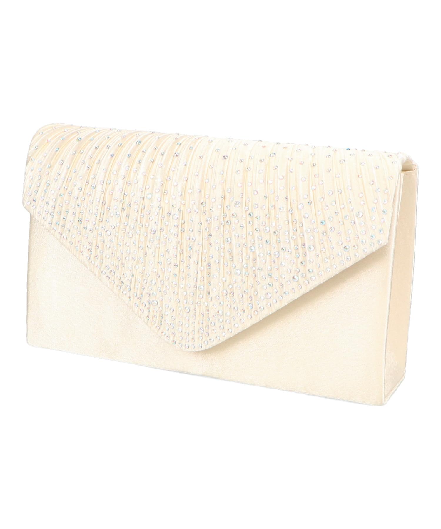 

Clutch flap occasion with attached shoulder chain GOLD [Oriental Traffic] bag, handbag, bag, bag, strap, strap, rhinestone, ladies, золотий