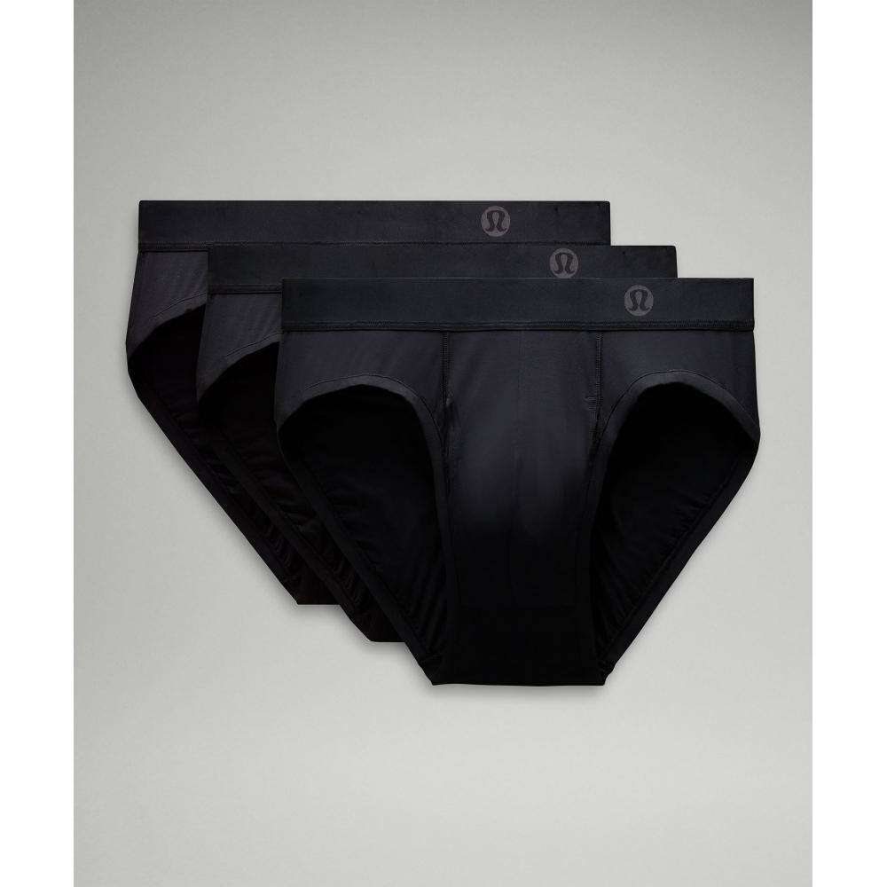 

Lululemon Always In Motion Brief With Fly 3 Pack Black Black Black XXL