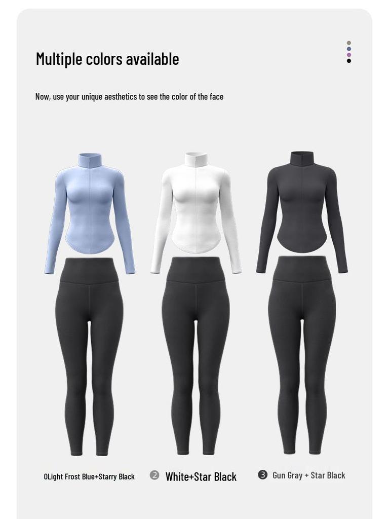 Women's Quick-Dry Yoga Suit: Lightweight, Stylish Activewear for Spring & Autumn Outdoor Fitness and Running