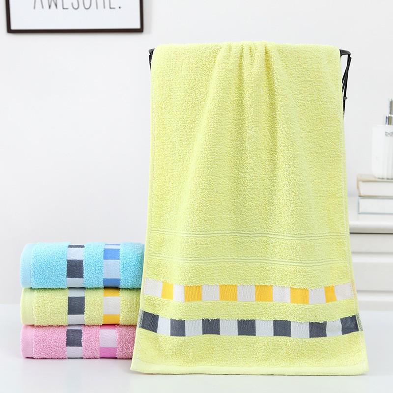 Embroidered Soft Cotton Face Towel - Thick, Absorbent, and Quick-Drying