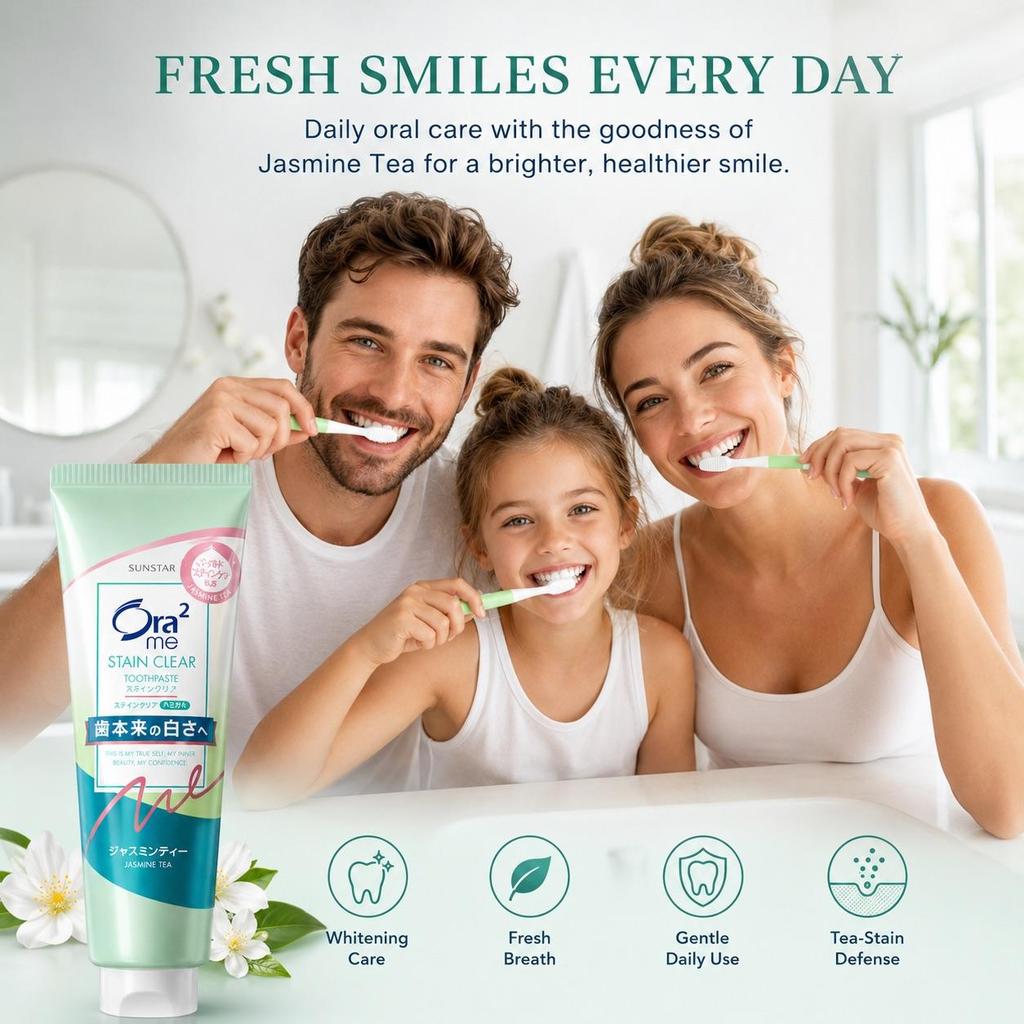 Dentifricio Sbiancante Ora2 (Tè al gelsomino) 125g