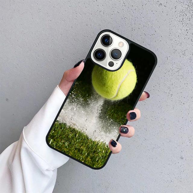 green tennis balls Accessories Phone Case Cover For iPhone 17 Air 15 16e 14 13 12 Pro Max 11 Pro Max Plus Coque