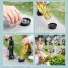 Electric Gatling Bubble Machine Bubble Maker Safe Summer Cooling Fan Outdoor for Kid,Eight Hole Huge Amount Automatic Bubble Maker Electric Bubble