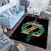 Cartoon Link-zalda Game Print Play Game Area Rug Sponge Washable Mat Bedroom Floor Mat Non-slip Bathroom Carpet Mat Door Carpet
