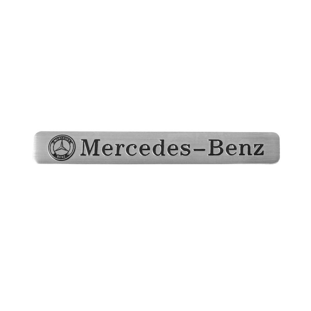 Heißer Autoaufkleber 3D Aluminium Auto Seitenkarosserie Heckklappe Emblem Dekoration Aufkleber für Mercedes Benz W204 W205 Amg W211 W212 W213 Sma