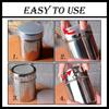 With Dustproof Lid Fine Mesh Shake Bottle Stainless Steel Powder Distributor  Kitchen Supplies