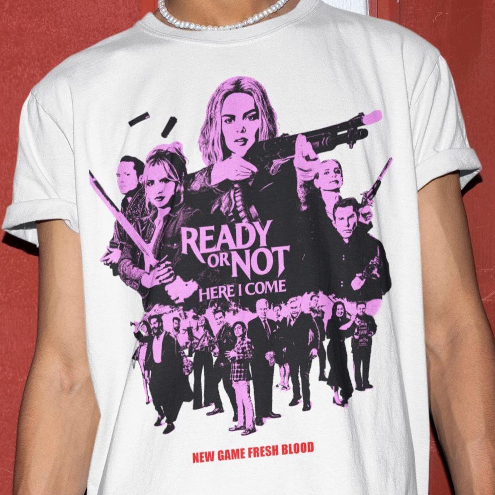 Ready or Not 2 Movie Shirt - Horror Movie Tshirt,Samara Weaving 2XL