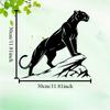 Metal Leopard Wall Sculpture Office Decor Man Cave Halloween Gift Powder Coated Art
