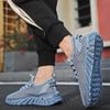 Nowe Letnie Nowe Duże Męskie Buty Codzienne Modna Siatka Hollow Oddychające Uniwersalne Lekkie Buty Sportowe Oddychające Rozmiar 39-44