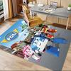 1pc Robotic Friends Adventure Carpet for Playroom Bedroom Living Room Sofa Home Decor,kids Game Area Rug Non-slip Floor Mat Y730157