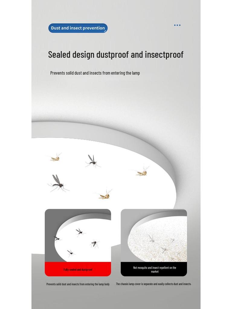 Smart LED Radar Ceiling Light with Motion and Sound Sensor