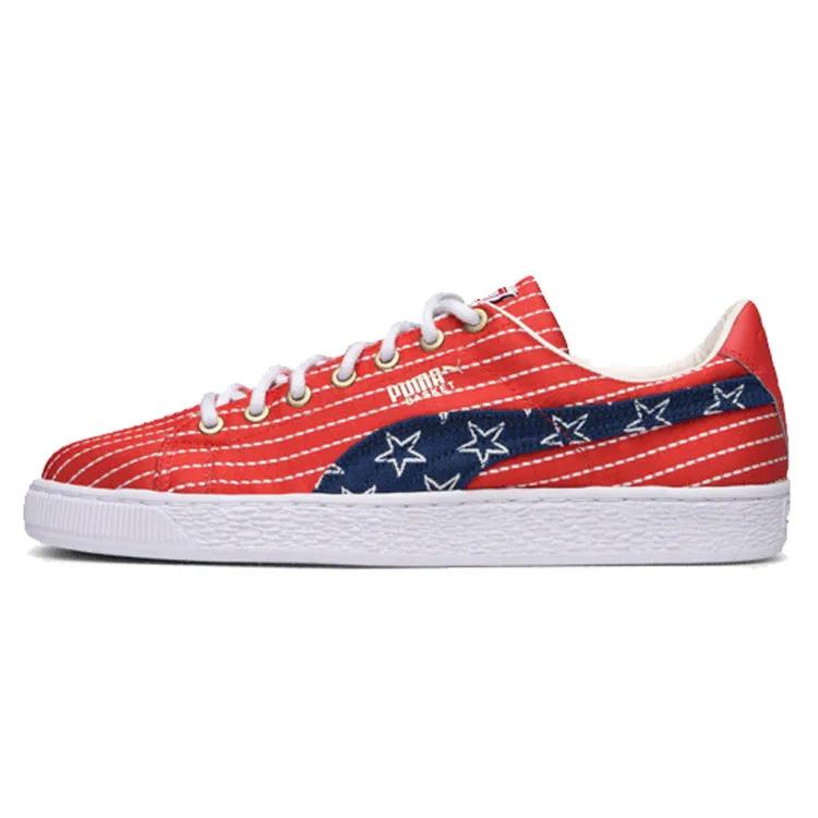 Puma Basket Classic '4th Of July' (Unisex) Toreador / Blue Depths Skate Shoes 364778 01