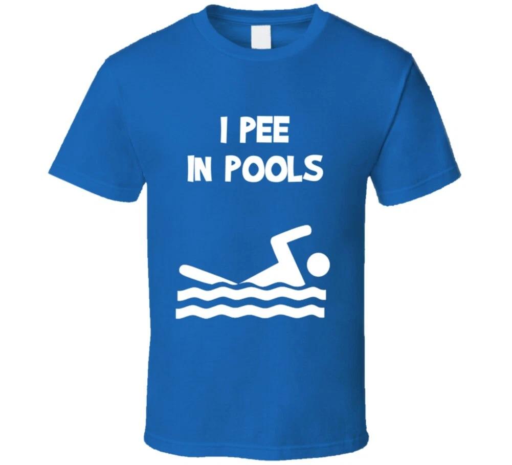 I Pee In Pools Funny Summer Swimming Gift T Shirt S