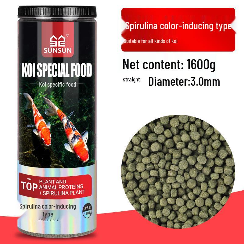 

Корм для рыб, усиливающий цвет, для кои, золотых рыбок и тропических декоративных рыб