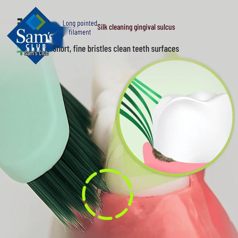 DAGO Sam's Club Deep Clean Colorful Toothbrush 6-Pack