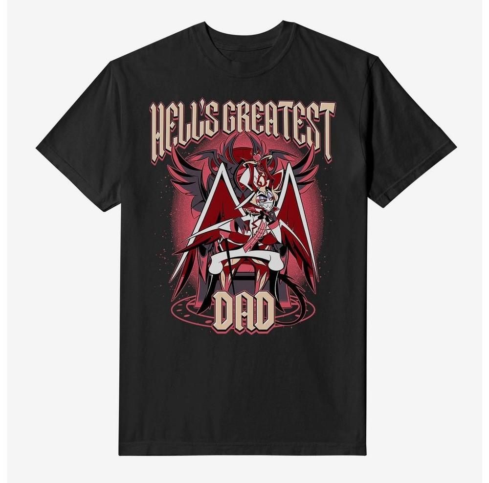 Hazbin Hotel Hells Greatest Dad Lucifer Tričko Velikost S-5XL Unisex Unisex Tričko