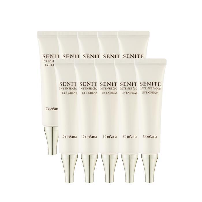 Coreana SENITE Intense Gold Eye Cream for Eye Wrinkles, Under-Eye Wrinkles, and Sagging Eyelids, 10 ea.