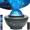 New USB LED Star Projector Night Light Galaxy Starry Night Lamp Ocean Wave Projector with Music Bluetooth Speaker Remote Control for Kid