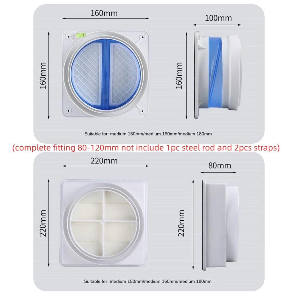 Air Outlet Fresh System Pipe Check Valve Ventilation Range Hoods Check Valve  Valve Parts