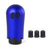 Aluminum Weighted Manual Knob Lever With 3 Threaded Adapters M8 M10 M12 X 1.25 For Vehicle Fun Cool Spooky