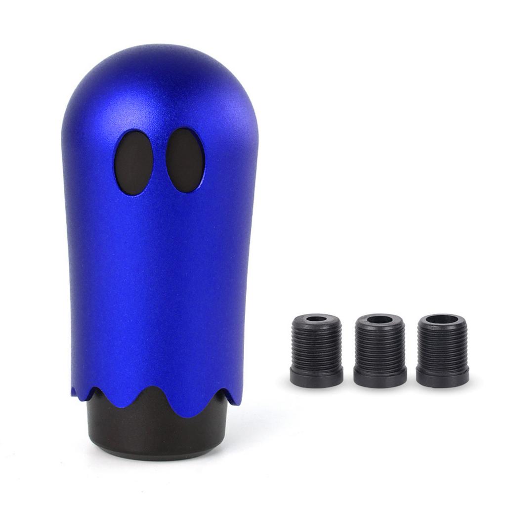Aluminum Weighted Manual Knob Lever With 3 Threaded Adapters M8 M10 M12 X 1.25 For Vehicle Fun Cool Spooky