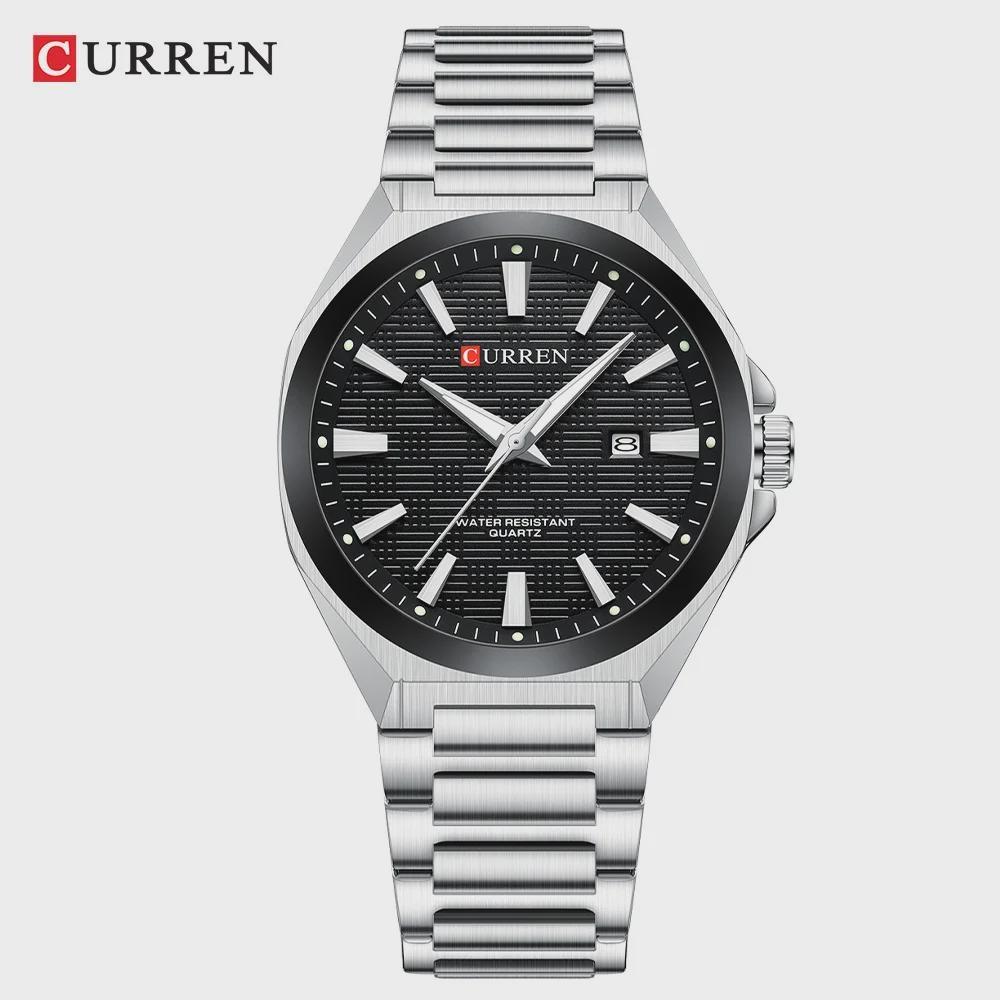 CURREN Fashion Quartz Clock Waterproof Luminous Date Stainless Steel Watches For Men Luxury Business Wristwatch