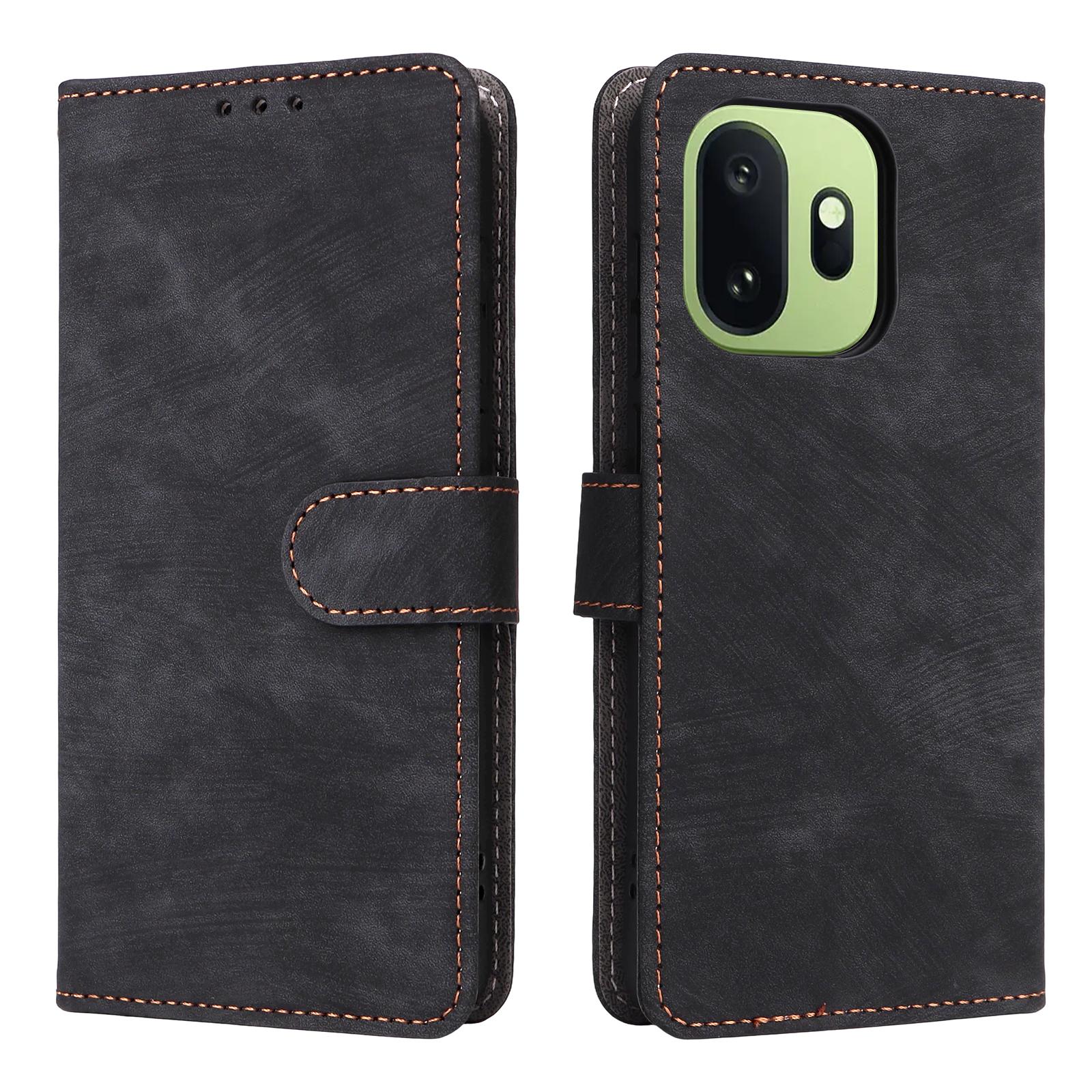 

Flip Cover Compatible With OnePlus 15T PU Leather Phone Case Full-Body Protection with [RFID Blocking] for OnePlus 15T чёрный