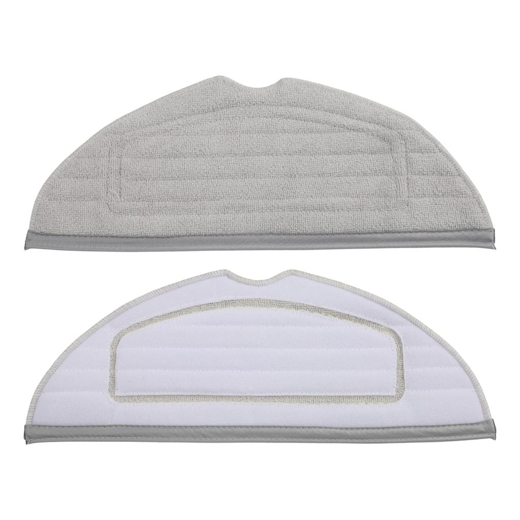 Home Cleaning Grey Robot Vacuum Accessory Robot Vacuum Mop Cloth Set Home Hygiene Microfiber Mop Cloths Efficient Mopping