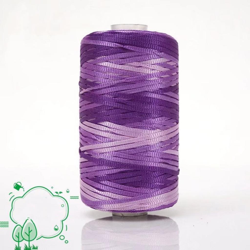Flat Fancy Yarn Multi-color Yarn for Hand Crocheting Hat Bag Toy Shoes Diy Handknitting Yarn Spun Yarn for Blanket Knitting 100g